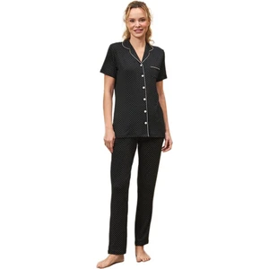 Kadın Siyah Pijama Takımı 25186