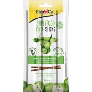GimCat Super Food Duo Stick sığır elma ödül çubuğu 3 lü 15gr