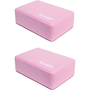 CWA-2275 Çiftli Yoga Blok - 2 Adet Yoga Block - Eva Yoga Bloğu Seti Pembe