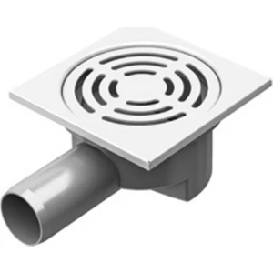 Standart S06 10X10 cm 32 mm Inox Yer Süzgeci