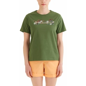Csc North Cascade Kadın Kısa Kollu T-Shirt Yeşil CS0366_352
