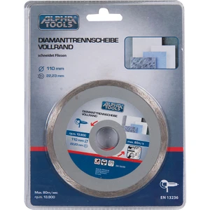 Alpha Tools 110 mm Elmas Kesme Diski