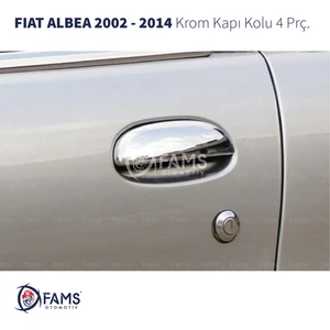 Fams Otomotiv Fiat Albea Krom Kapı Kolu 4 Kapı 2002 - 2012 P.Çelik