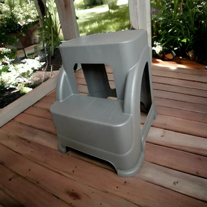 Holly Home Merdivo Büyük Basamaklı Tabure Merdiven Kamp Ev Bahçe Banyo Tabure :42X44X(H)44CM 120 Kilo