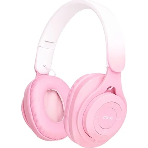 Case 4u Snl-M6 Plus Katlanabilir Kulak Üstü Bluetooth Kulaklık - Micro USB - Pembe