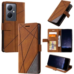 SZY Mall Vıvo V29 Lite Darbeye Dayanıklı Manyetik Cüzdan Flip Folio Kart Tutucu Için Kılıf (Yurt Dışından)