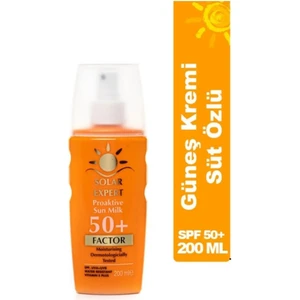 Solar Expert Proaktive Sun Milk Güneş Kremi Spf 50 Factor 200 ml