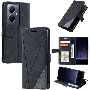 SZY Mall Vıvo V29 Lite Darbeye Dayanıklı Manyetik Cüzdan Flip Folio Kart Tutucu Için Kılıf (Yurt Dışından)