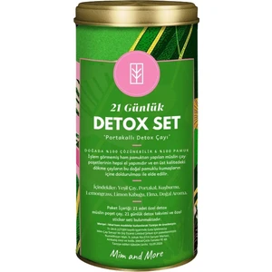 Mim and More 21 Günlük Portakallı Detox Çayı Detox Set