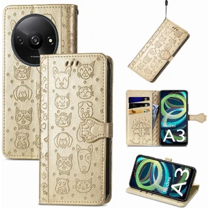 BDT Boutique Xiaomi Redmi A3 Darbeye Kapak Kapak Için Kılıf Kısa Kayış Deri Kılıf (Yurt Dışından)