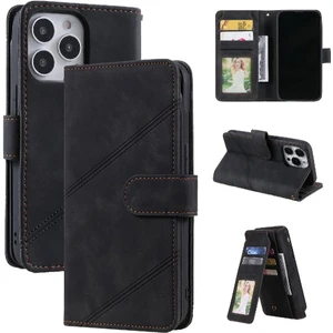 BDT Boutique IPhone 15 Için Kılıf Pro Max Bileklik Kart Tutucu Kickstand Cüzdan Flip Pu (Yurt Dışından)