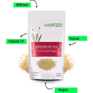 x 2 Adet Karnıyarık Otu (Psyllium) Tozu 200 gr