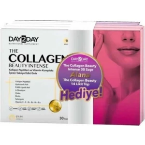 DAY2DAY The Collagen Beauty Intense 30 Şase +Beauty Likit Tüp 14'lü Hediye