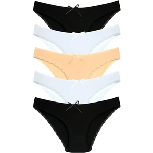 1101 Bikini Kadın T. Dantelli Külot Paketi V32