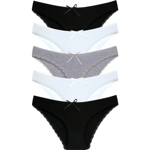 1101 Bikini Kadın T. Dantelli Külot Paketi V33