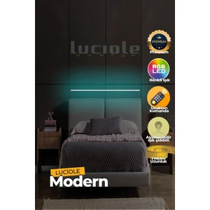 Uzaktan Kumandalı LED Lambader Yatak Üstü Tv Yanı Oturma Odası Rgb Çok Renkli  LCLMB23