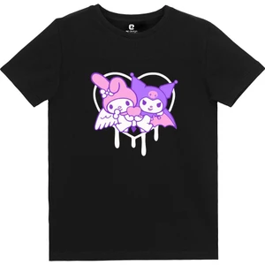 EZ Design Kuromi ve My Melody Baskılı Tshirt