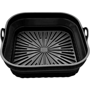 Mbb E-Ticaret Katlanabilir Silikon Yanmaz - Yıkanabilir Kare Airfryer Kalıbı 21 cm