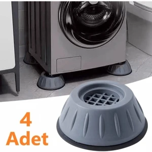 Main Shop Beyaz Eşya Altlığı Ayağı 4 Adet Çamaşır Bulaşık Makinası Yükseltici Titreşim Önleyici