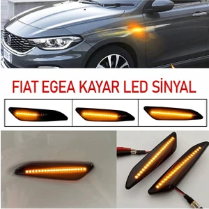 Fiat Egea Çamurluk Sinyali Kayar LED Sag Sol Takım