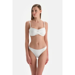 Beyaz Brazılıan Bikini Alt