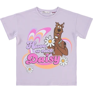 Scooby Doo Kız Çocuk Tişört 10-13 Yaş Nazik Lavanta