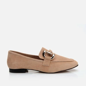 01AYH283300A340 HAKIKI Deri Camel Kadın Loafer