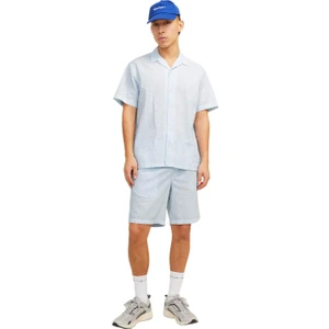 Jack & Jones Gömlek Yaka Rahat Kesim Kısa Kollu Açık Mavi Erkek Gömlek 12256772