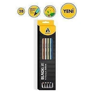 Bl Metalik Kurşun Kalem 2B, *4 (1 Adet)