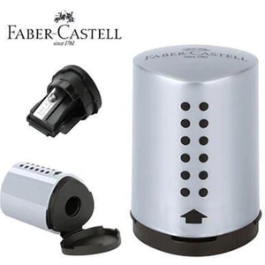 Faber Castell Mini Grip Kalemtraş Gri Yeni