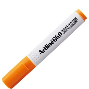 660 Fosforlu Kalem Kesik Uç:1,0-4,0mm Pastel Orange
