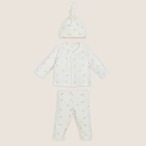 Wool Lamb N.born 3'lüset Ekru