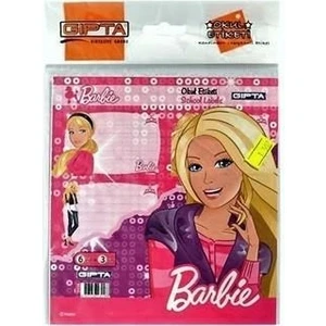 Barbie Okul Etiketi 15,5*17-6X3 Yp.