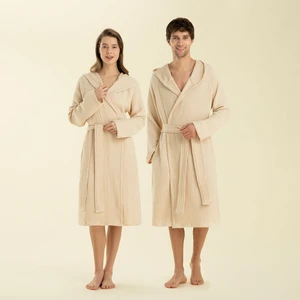 Armin Unisex Bornoz Bej