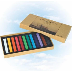 12'li Pastel Boya Toz F-2012 Renkli Kırtasiye Ürünleri Sanat İçin