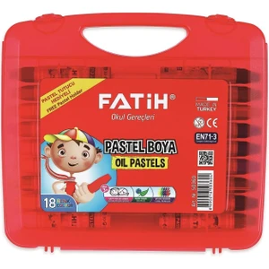 King Size Pastel Boya 18 Renk (Çantalı)
