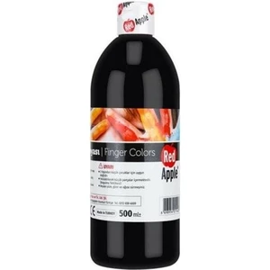Red Apple  Parmak Boyası 500 Gr Siyah 1*24