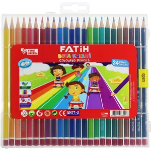 Kuru Boya Kalemi 24 Renkli Kalem Çantası ile Çocuklar İçin Eğlenceli Sanat Seti