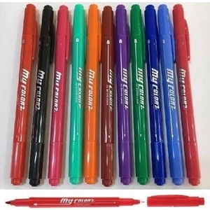 Keçeli Boya Kalemi My Color 2 Çift Taraflı 10 Lu Set