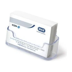 Mas Kartvizitlik Oval Şeffaf 486