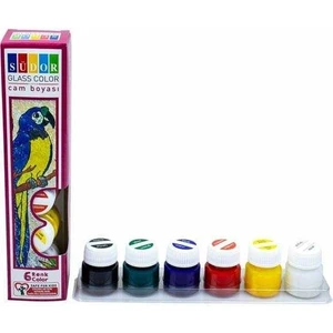Cam Boya Su Bazlı Set 6X20 Ml        --SD321S