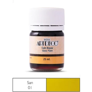 Büst Büst Cam Boyası 25 Ml Sarı 01