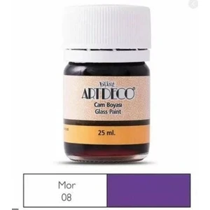 Cam Boyası 25 Ml Mor 08