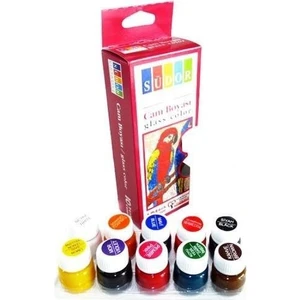 Cam Boya Su Bazlı Set 10X20 Ml        --SD322S