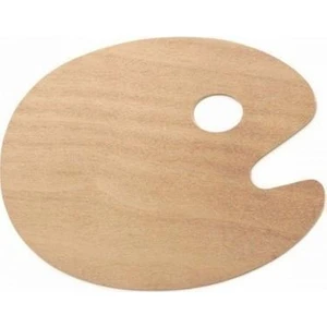 Ahşap Palet Oval 30X40        --BS17-1