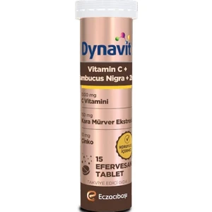 Vitamin C + Sambucus Nigra 15 Efervesan Tablet