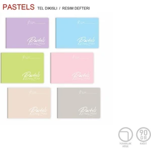 Pastels Tel Dkş.Pp Kpk. 25X35 32 Yp.Resim Defteri