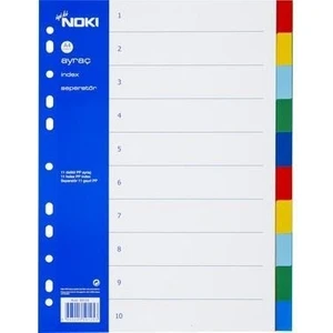Seperatör Ayraç Pp 1-10 2X5 Renk