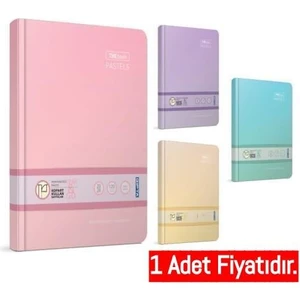 Thebook İplik Dikişli Sert Kapak Defter Pastels 17X24 120 Yp. Çizgili (1 Adet)