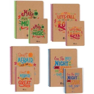Keskin Color Doodles Sert Kapak Defter A4 100 Yaprak Çizgili